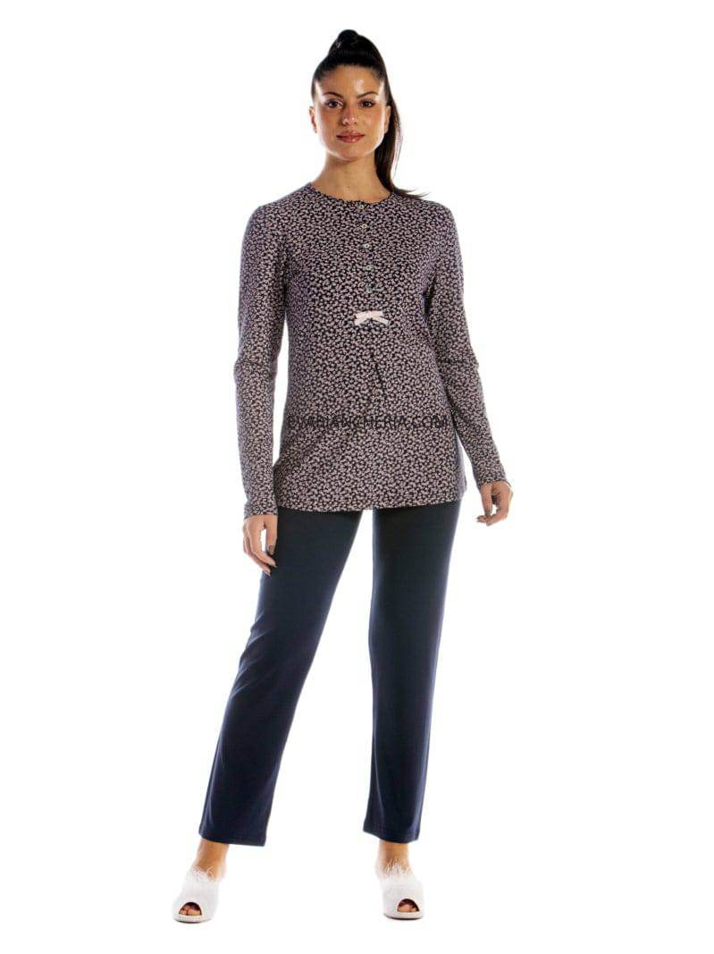 Pigiama Lungo Donna GRAZIA 3 Julie - evabiancheria
