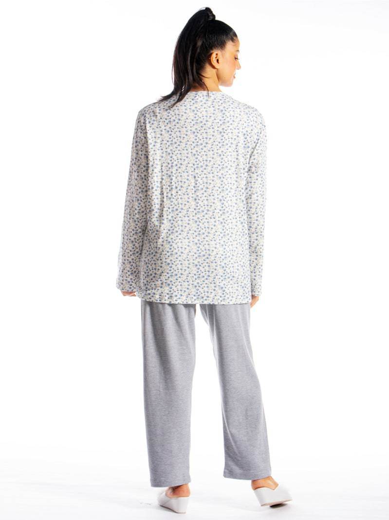 Pigiama Lungo Donna GRISELLA 3 Julie - evabiancheria