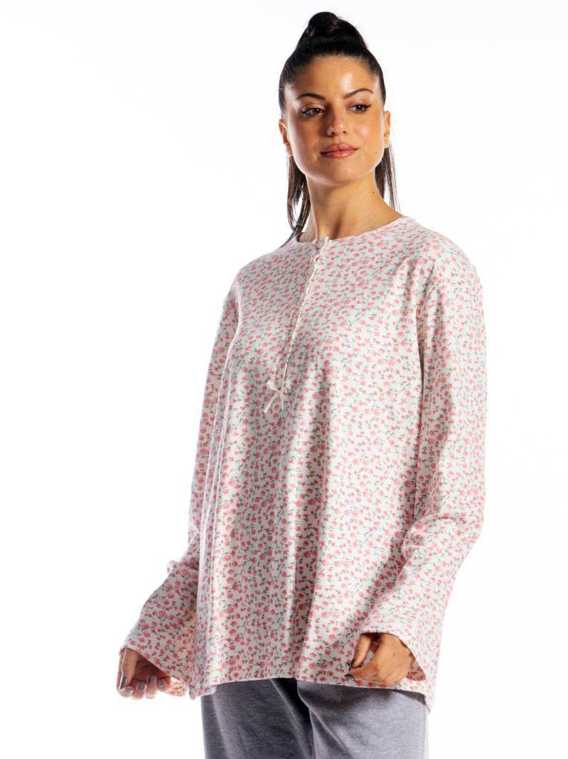 Pigiama Lungo Donna GRISELLA 3 Julie - evabiancheria