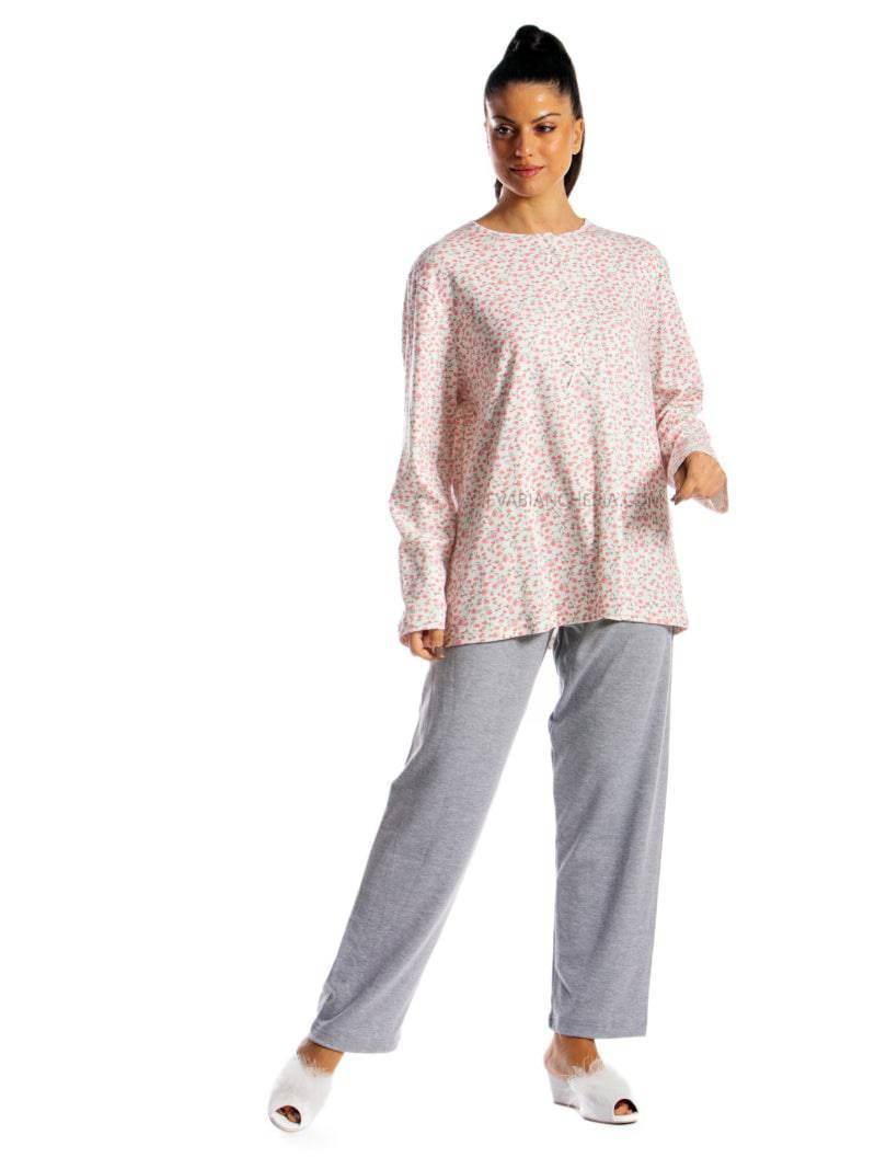 Pigiama Lungo Donna GRISELLA 3 Julie - evabiancheria