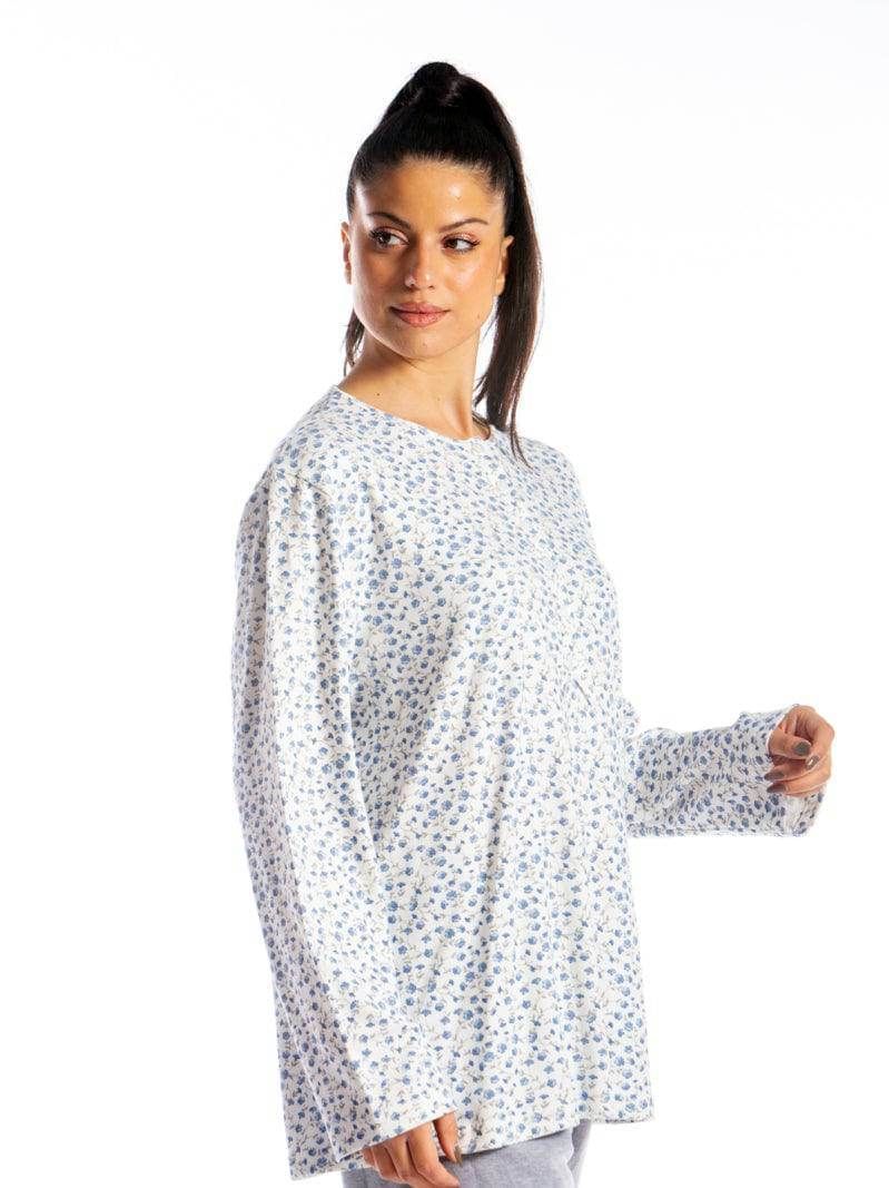 Pigiama Lungo Donna GRISELLA 3 Julie - evabiancheria