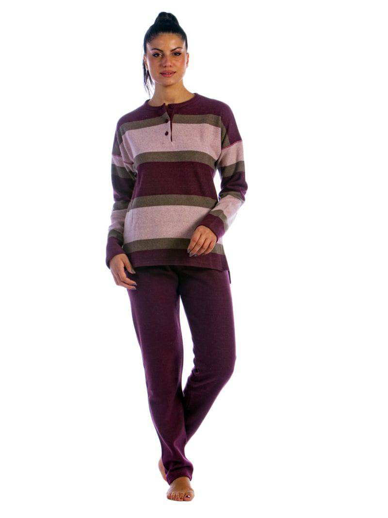 Pigiama Lungo Donna I2109 Fida - evabiancheria