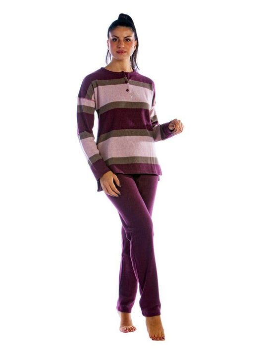 Pigiama Lungo Donna I2109 Fida - evabiancheria