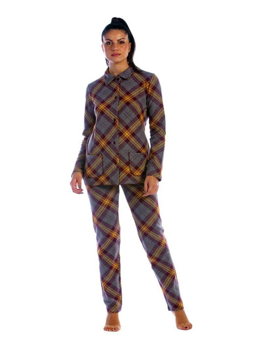 Pigiama Lungo Donna I2118 Fida - evabiancheria
