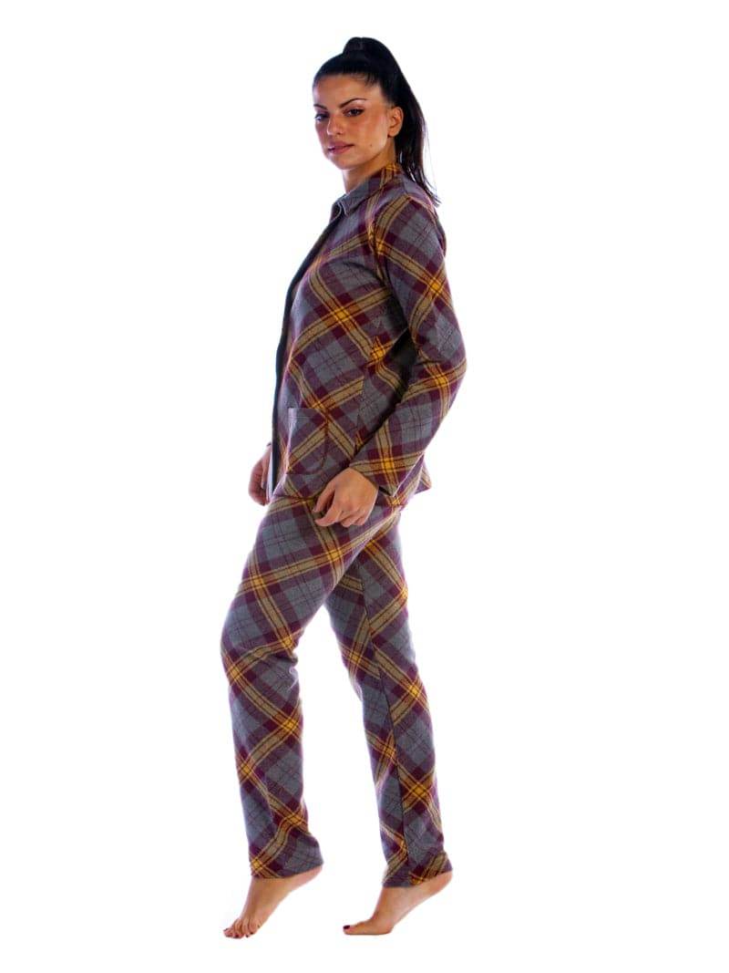 Pigiama Lungo Donna I2118 Fida - evabiancheria