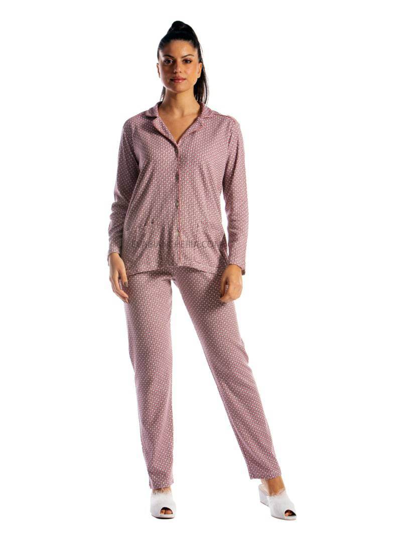 Pigiama Lungo Donna I2134 Fida - evabiancheria
