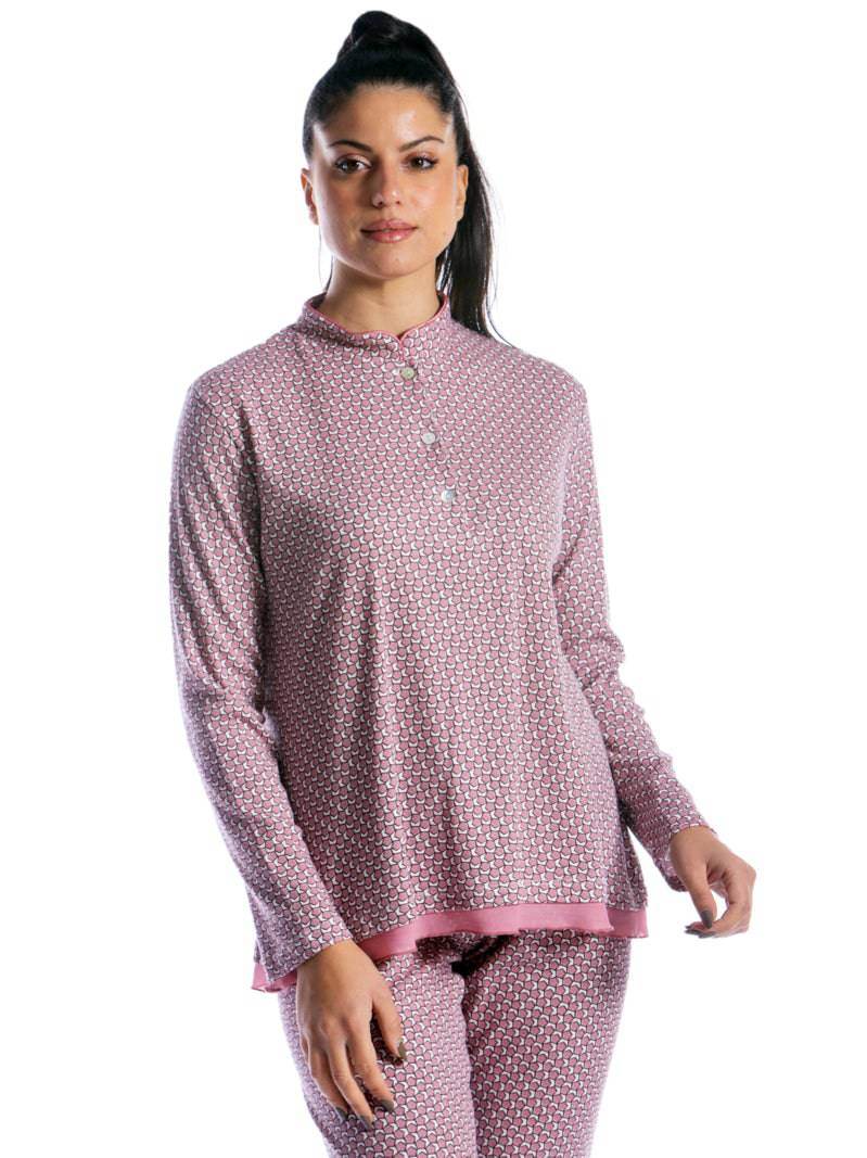 Pigiama Lungo Donna I2135 Fida - evabiancheria