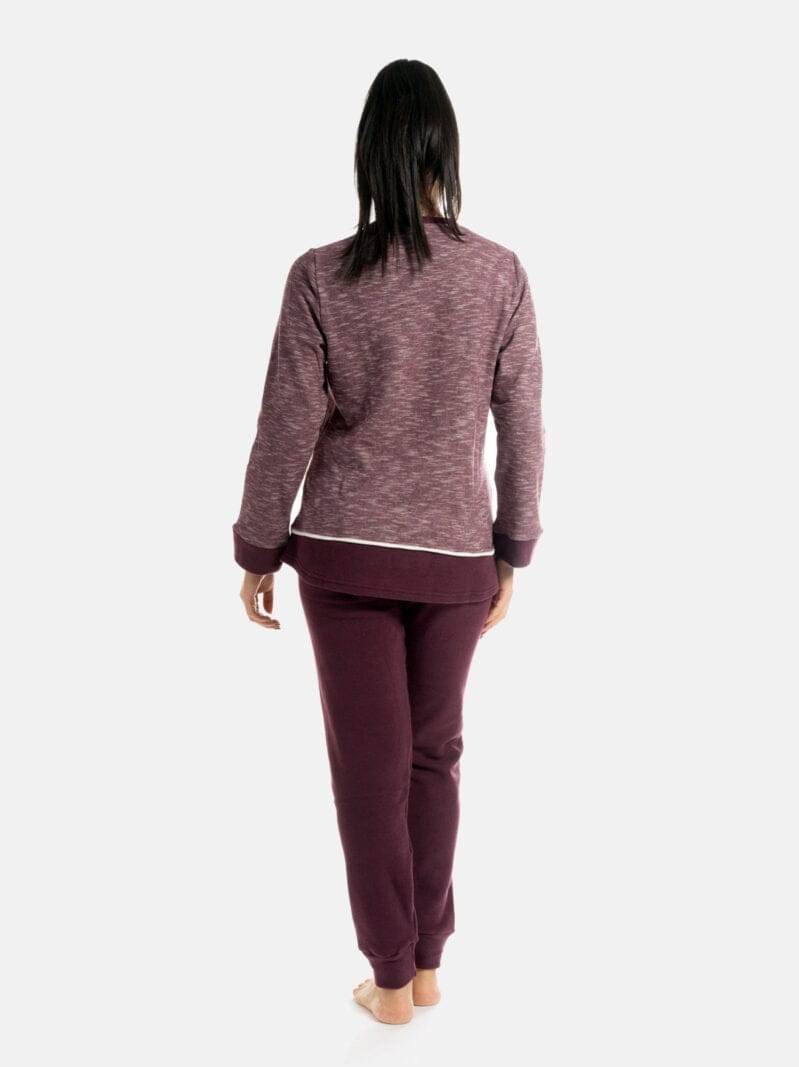 Pigiama Lungo Donna I21361 3 Prima Rosa - evabiancheria