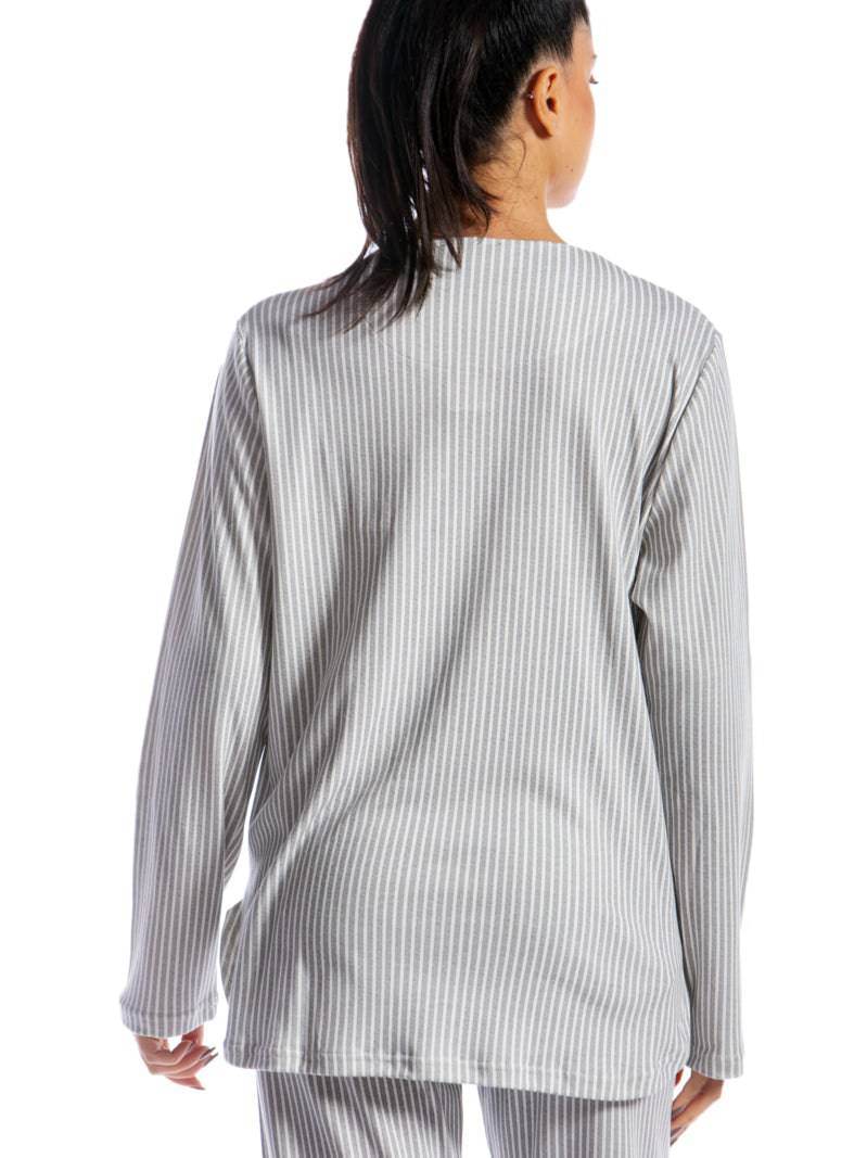 Pigiama Lungo Donna I21365 3 Prima Rosa - evabiancheria