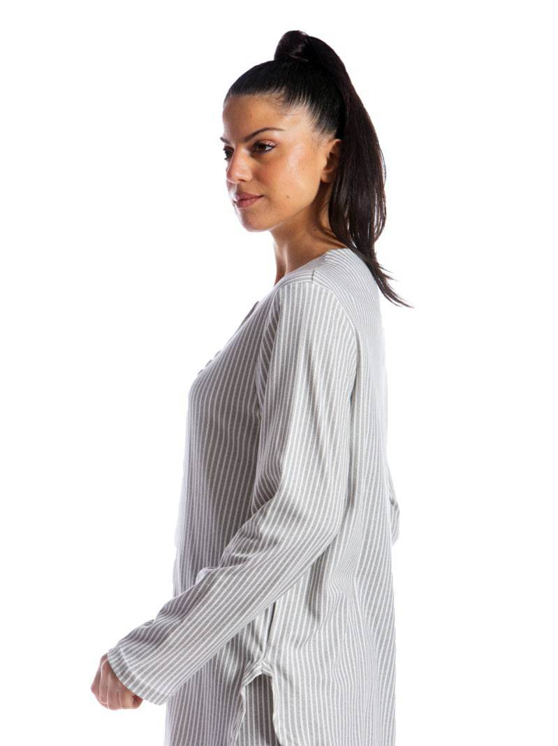 Pigiama Lungo Donna I21365 3 Prima Rosa - evabiancheria