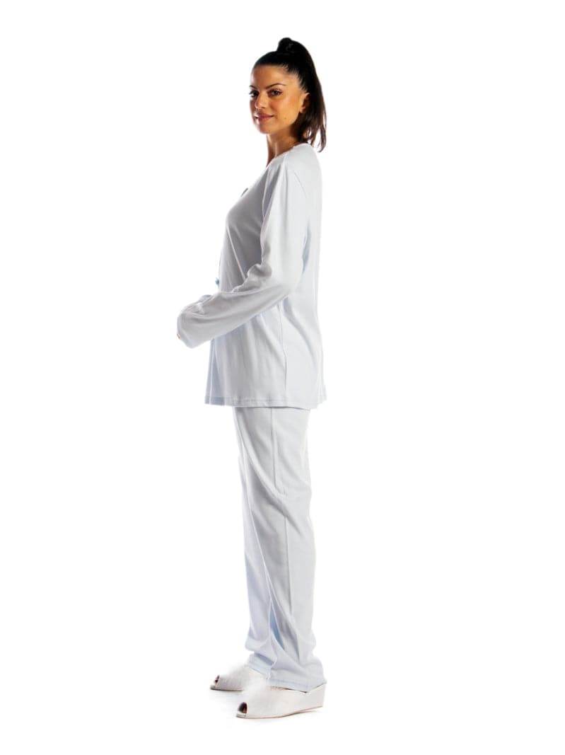 Pigiama Lungo Donna I21374 3B Prima Rosa - evabiancheria