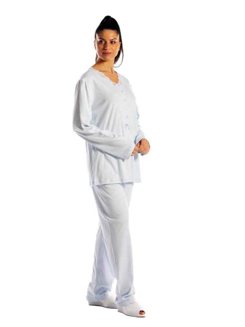 Pigiama Lungo Donna I21374 3B Prima Rosa - evabiancheria