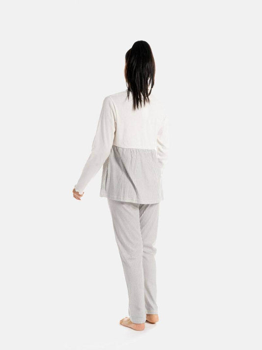 Pigiama Lungo Donna I21382 3 Prima Rosa - evabiancheria