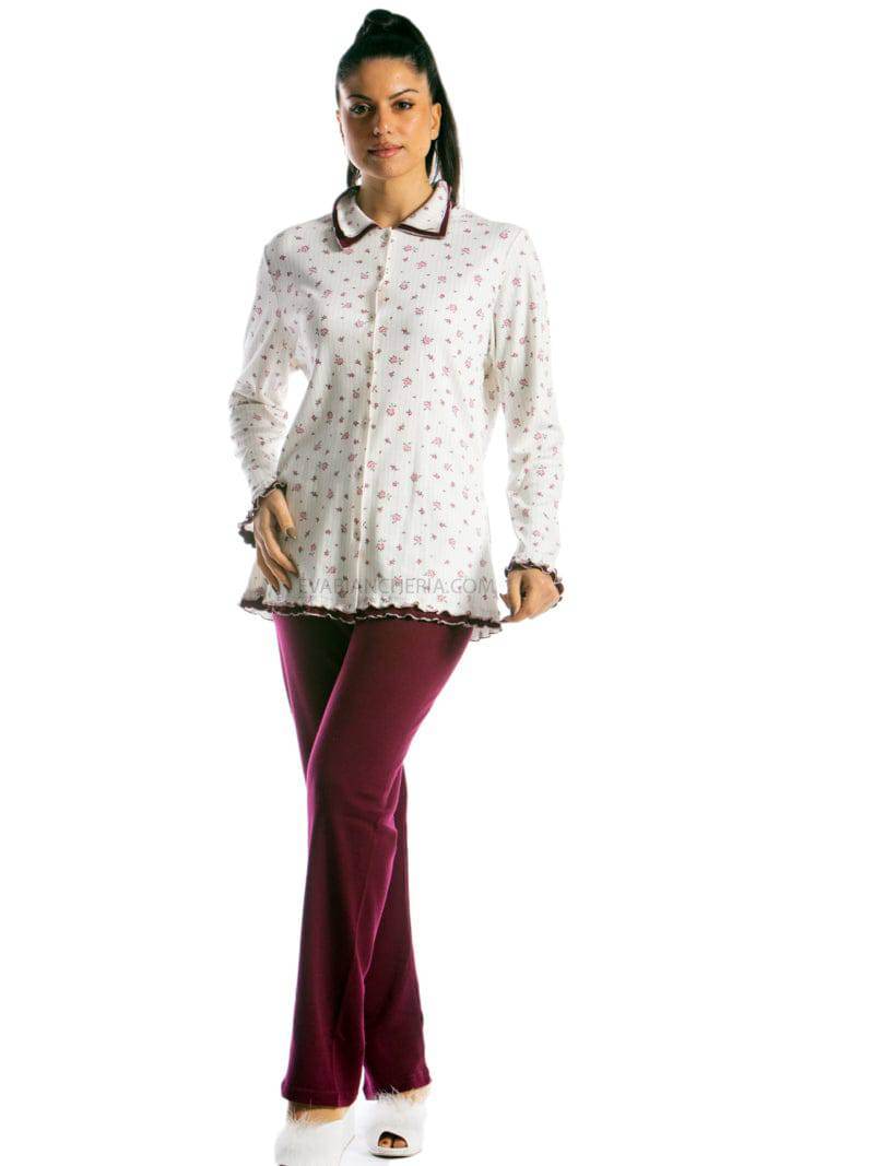 Pigiama Lungo Donna I21391 3AP Prima Rosa - evabiancheria