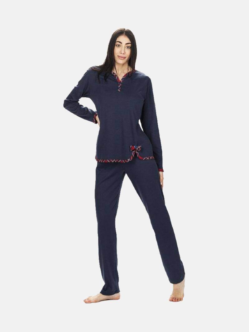 Pigiama Lungo Donna I2153 Fida - evabiancheria