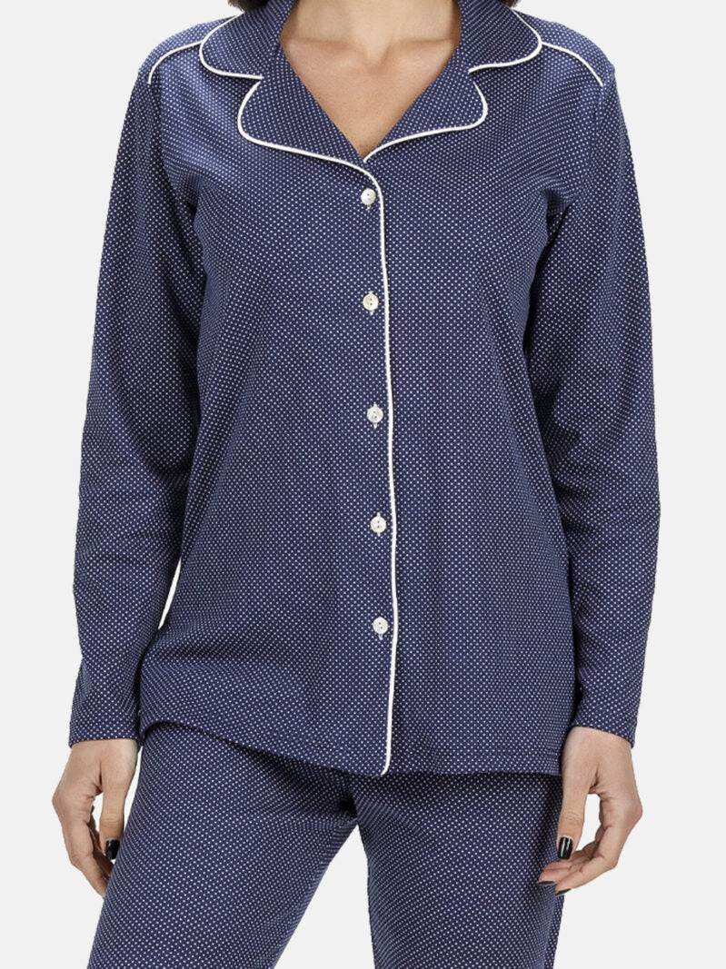 Pigiama Lungo Donna I2221 Fida - evabiancheria