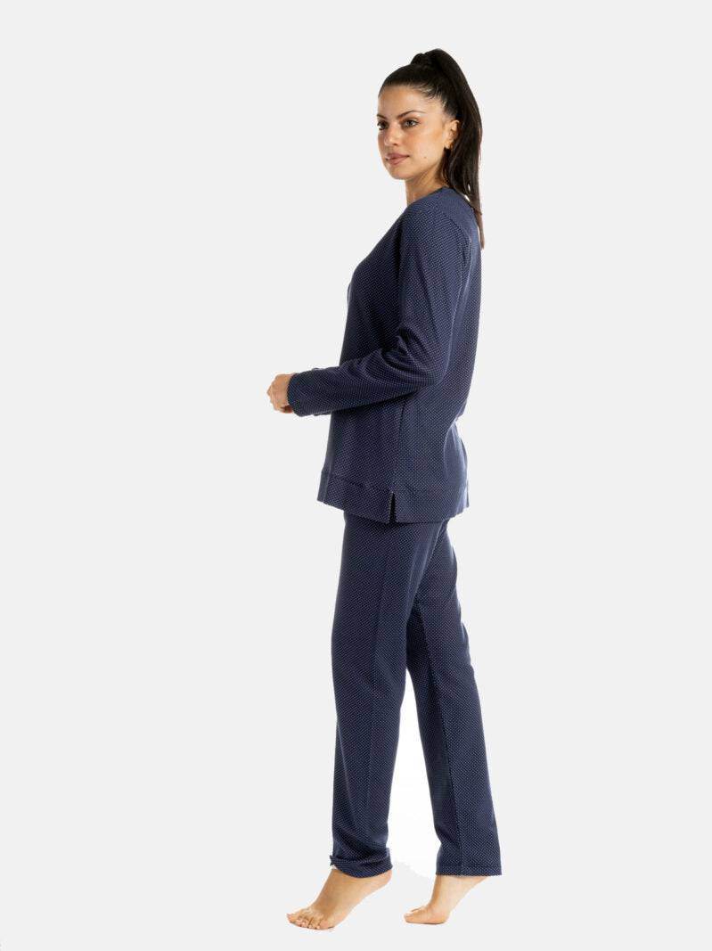 Pigiama Lungo Donna I2223B Fida - evabiancheria