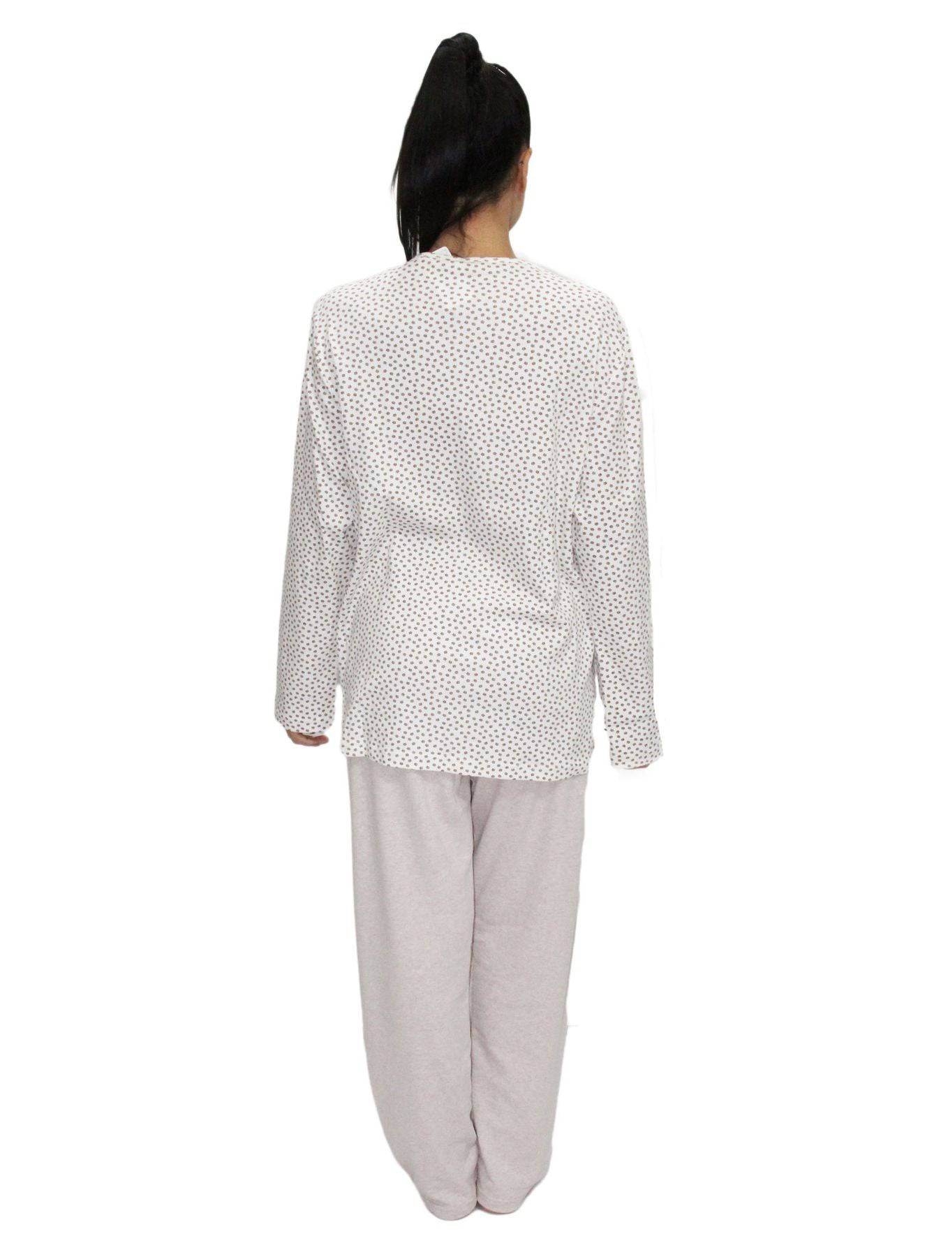 Pigiama Lungo Donna I22476 3 Prima Rosa - evabiancheria