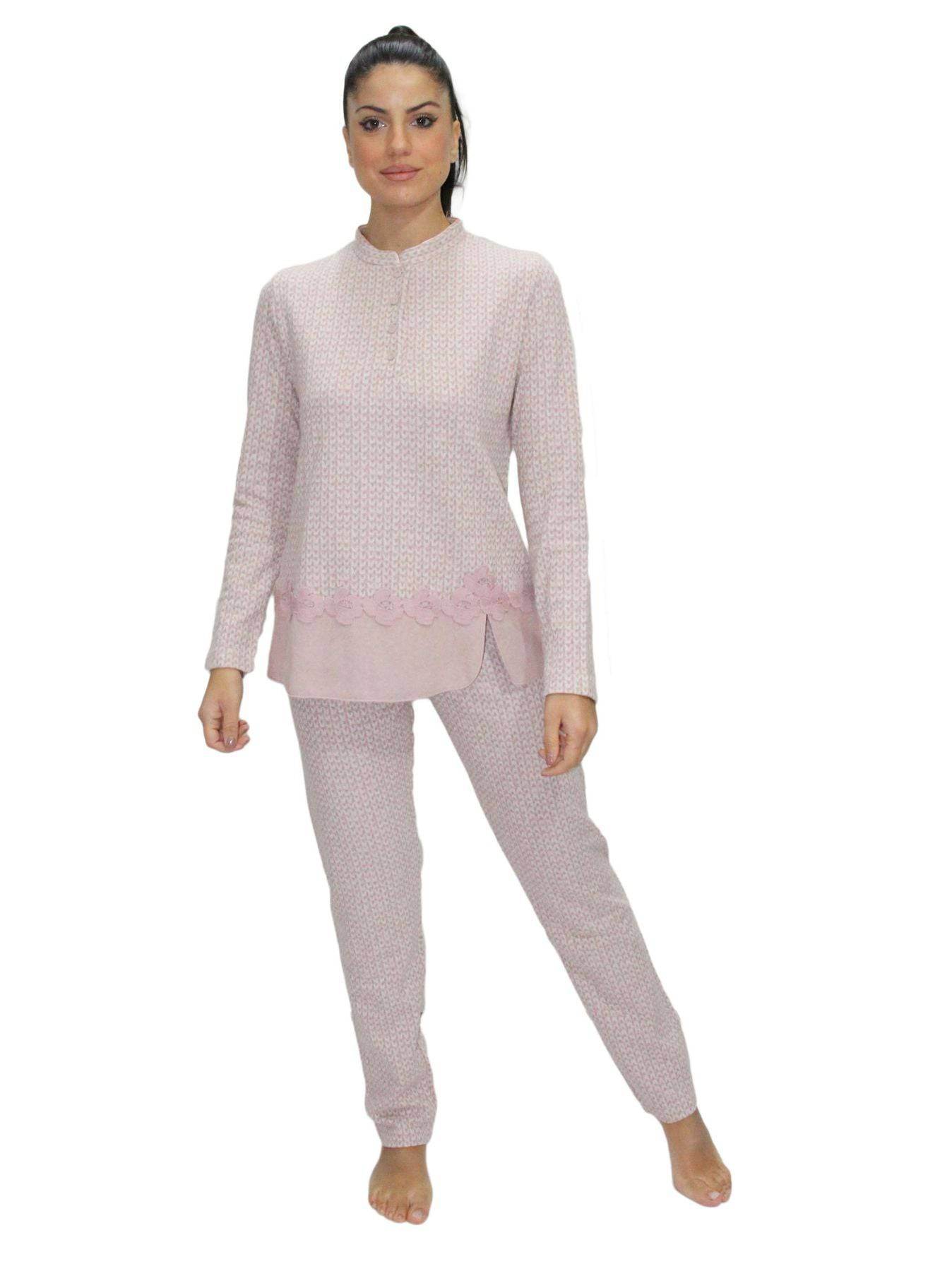 Pigiama Lungo Donna I2323 Fida - evabiancheria