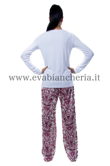 Pigiama Lungo Donna IA6AQQ AJJ Twin Set evabiancheria