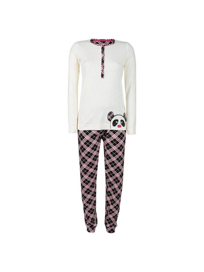 Pigiama Lungo Donna L0BLN Lovable - evabiancheria