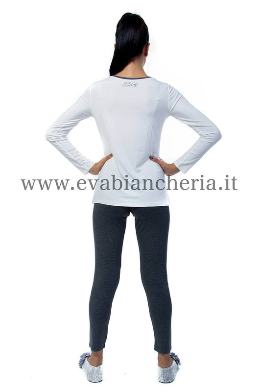 Pigiama Lungo Donna LA66DD Twinset - evabiancheria