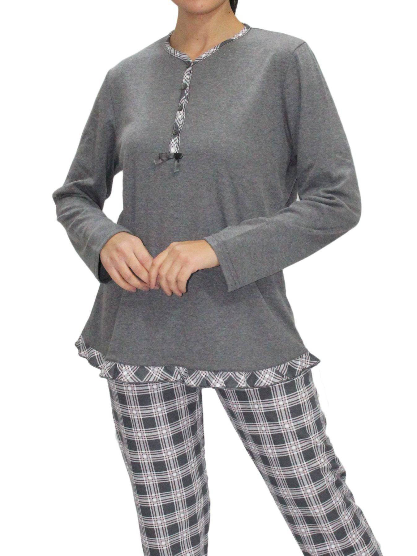 Pigiama Lungo Donna LICIA 3 Julie - evabiancheria