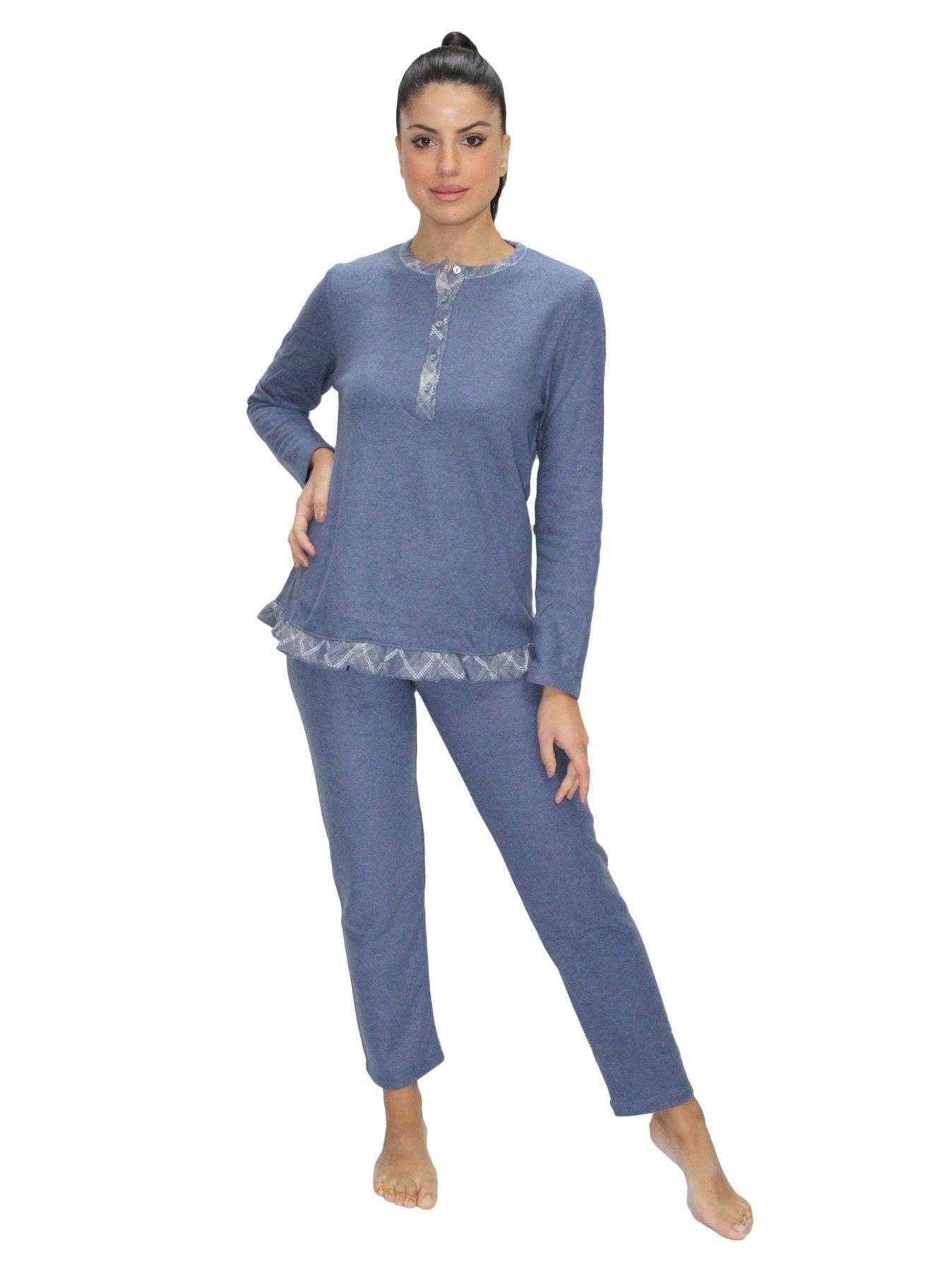 Pigiama Lungo Donna LINDA 3 Julie - evabiancheria