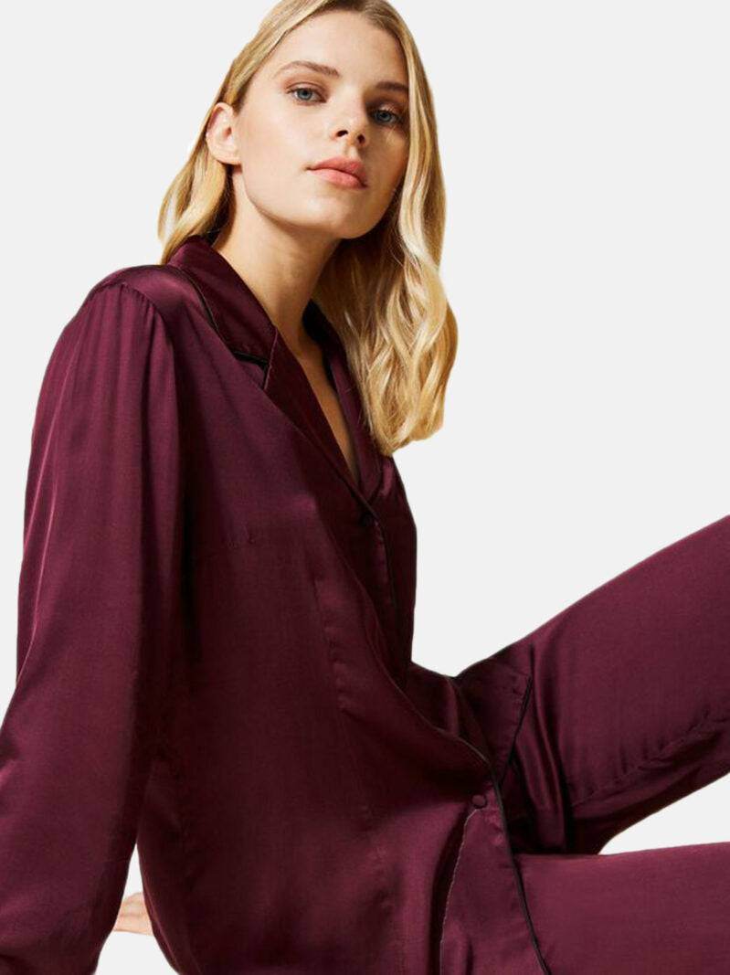 Pigiama Lungo Donna LL2BYY Twinset - evabiancheria