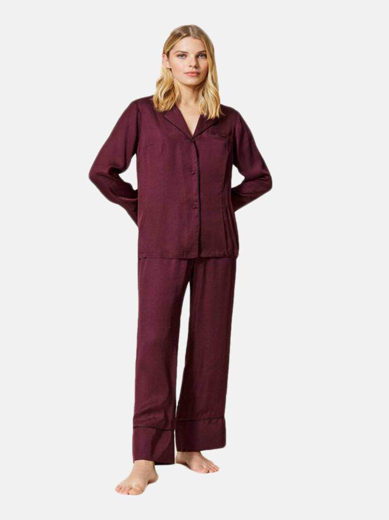 Pigiama Lungo Donna LL2BYY Twinset - evabiancheria