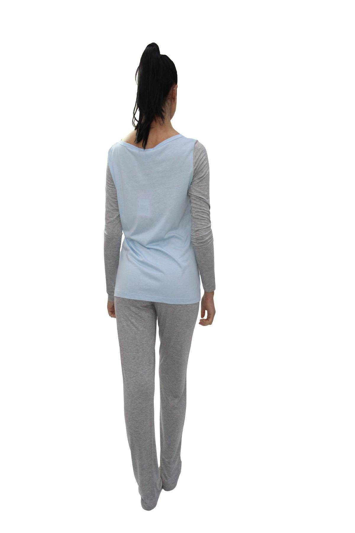 Pigiama Lungo Donna MARGARET 4604 Pepita - evabiancheria