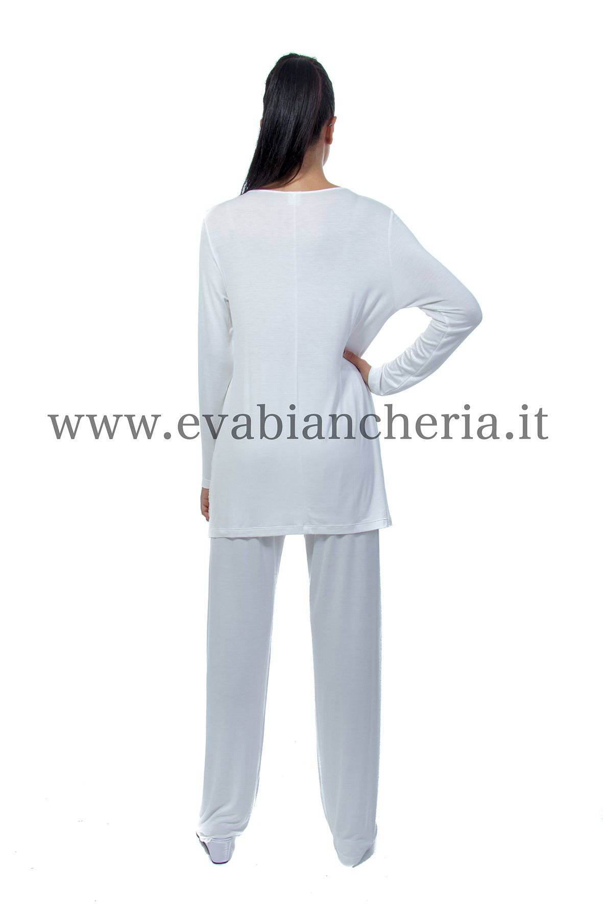 Pigiama Lungo Donna MINEA 2042 Tata - evabiancheria