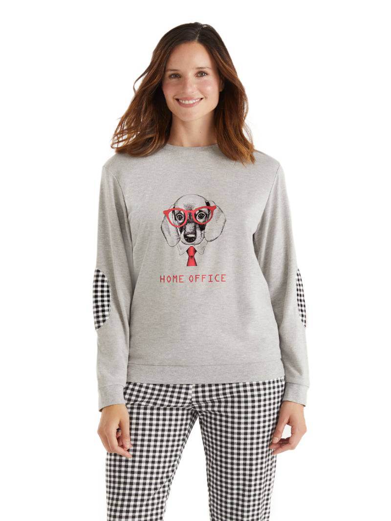 Pigiama Lungo Donna N12622 Promise - evabiancheria