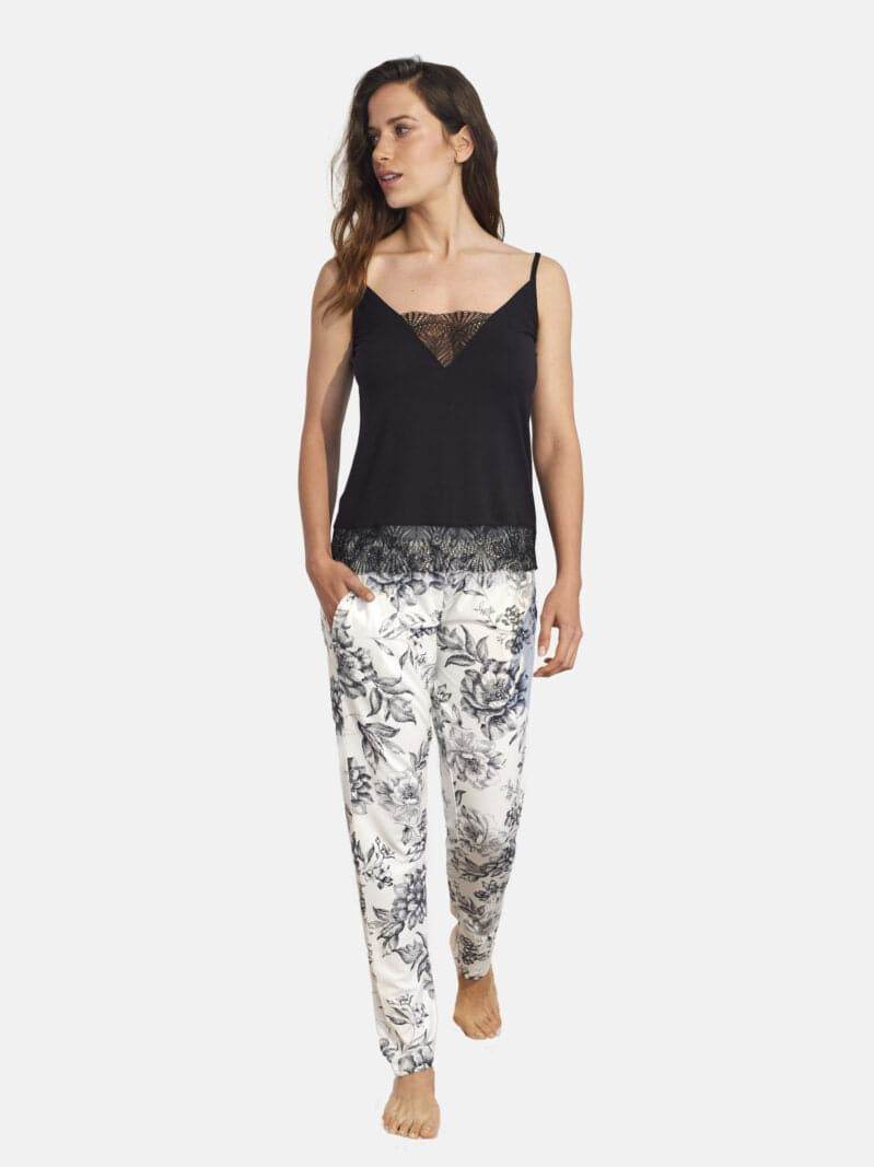 Pigiama Lungo Donna N12853 Promise - evabiancheria