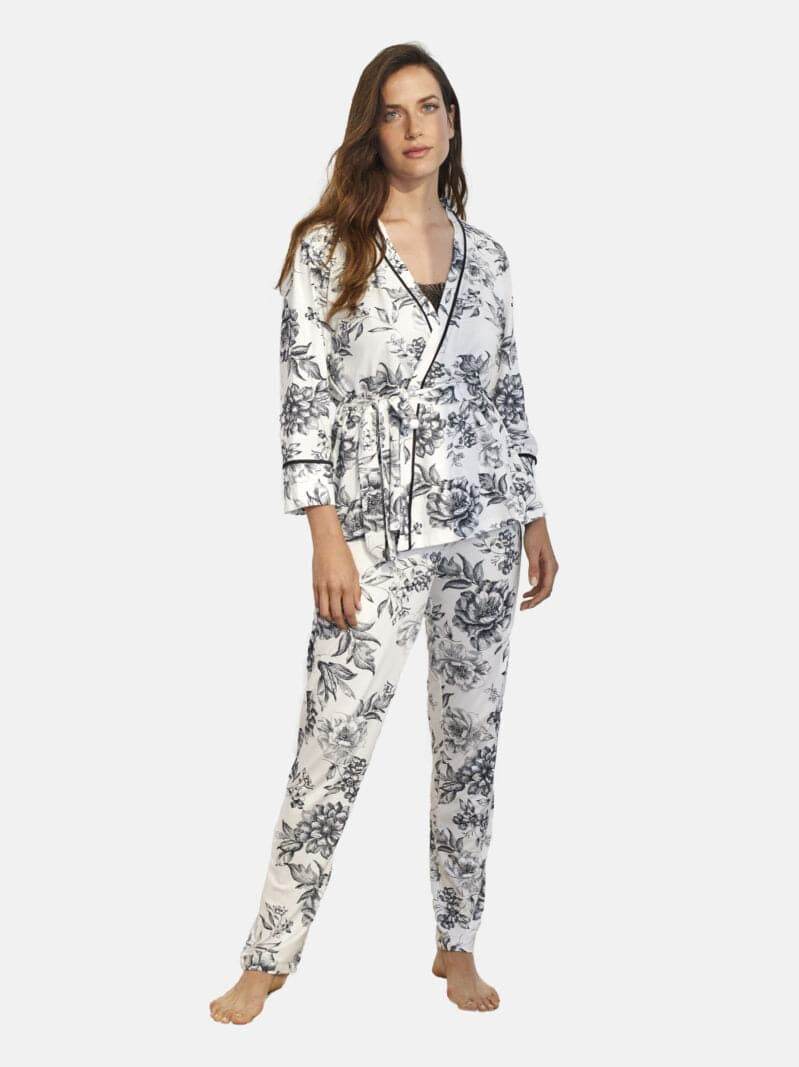 Pigiama Lungo Donna N12853 Promise - evabiancheria