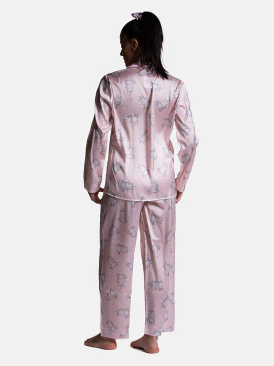 Pigiama Lungo Donna ORCHIDEA UNICORNO Filo D Angelo - evabiancheria