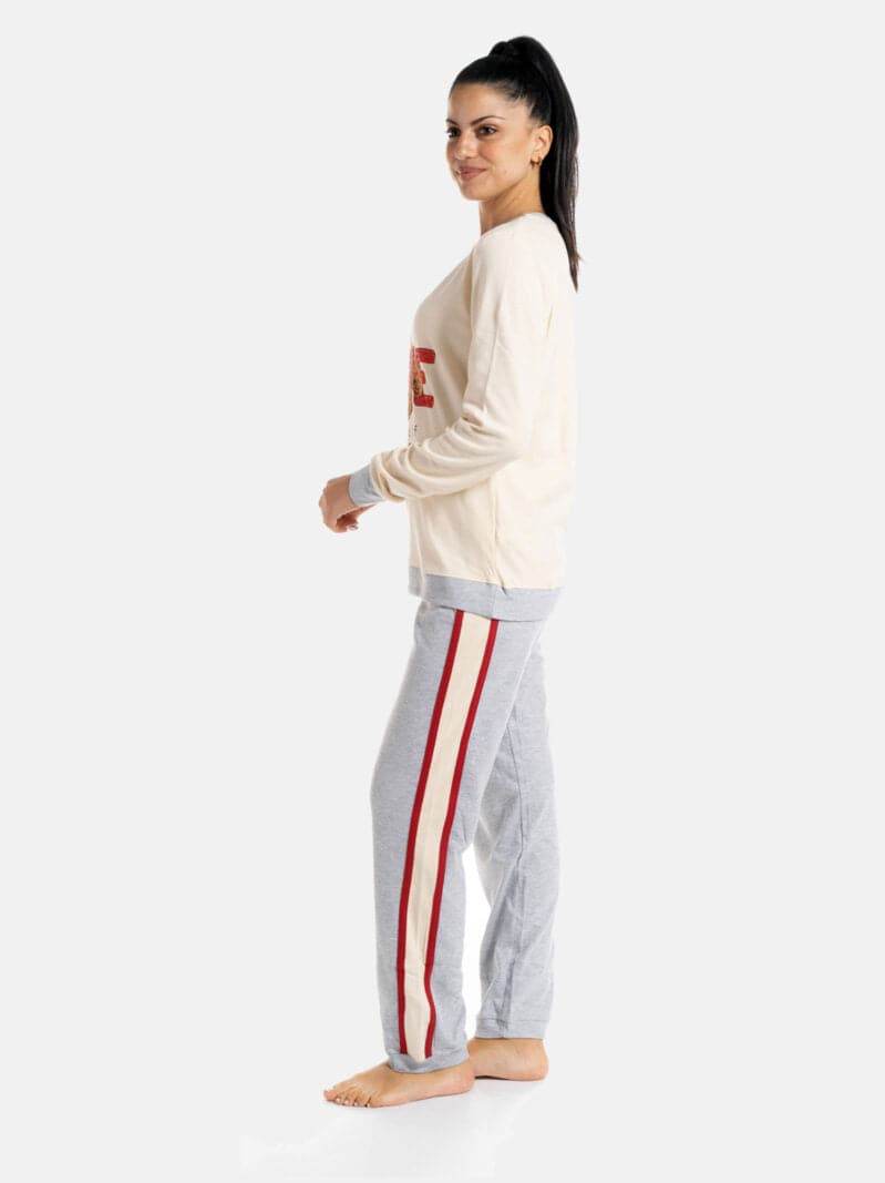 Pigiama Lungo Donna ORIGANO 8031 Pepita - evabiancheria