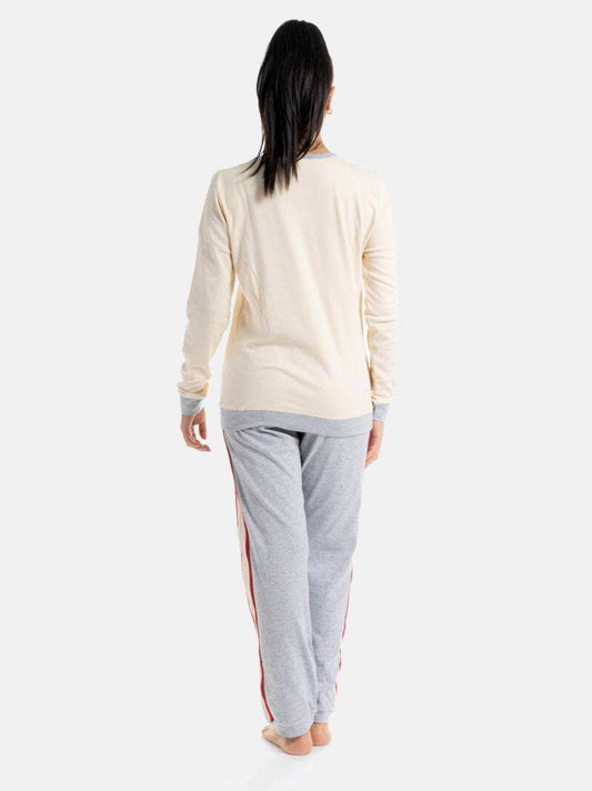 Pigiama Lungo Donna ORIGANO 8031 Pepita - evabiancheria