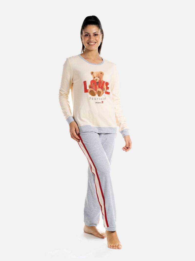 Pigiama Lungo Donna ORIGANO 8031 Pepita - evabiancheria