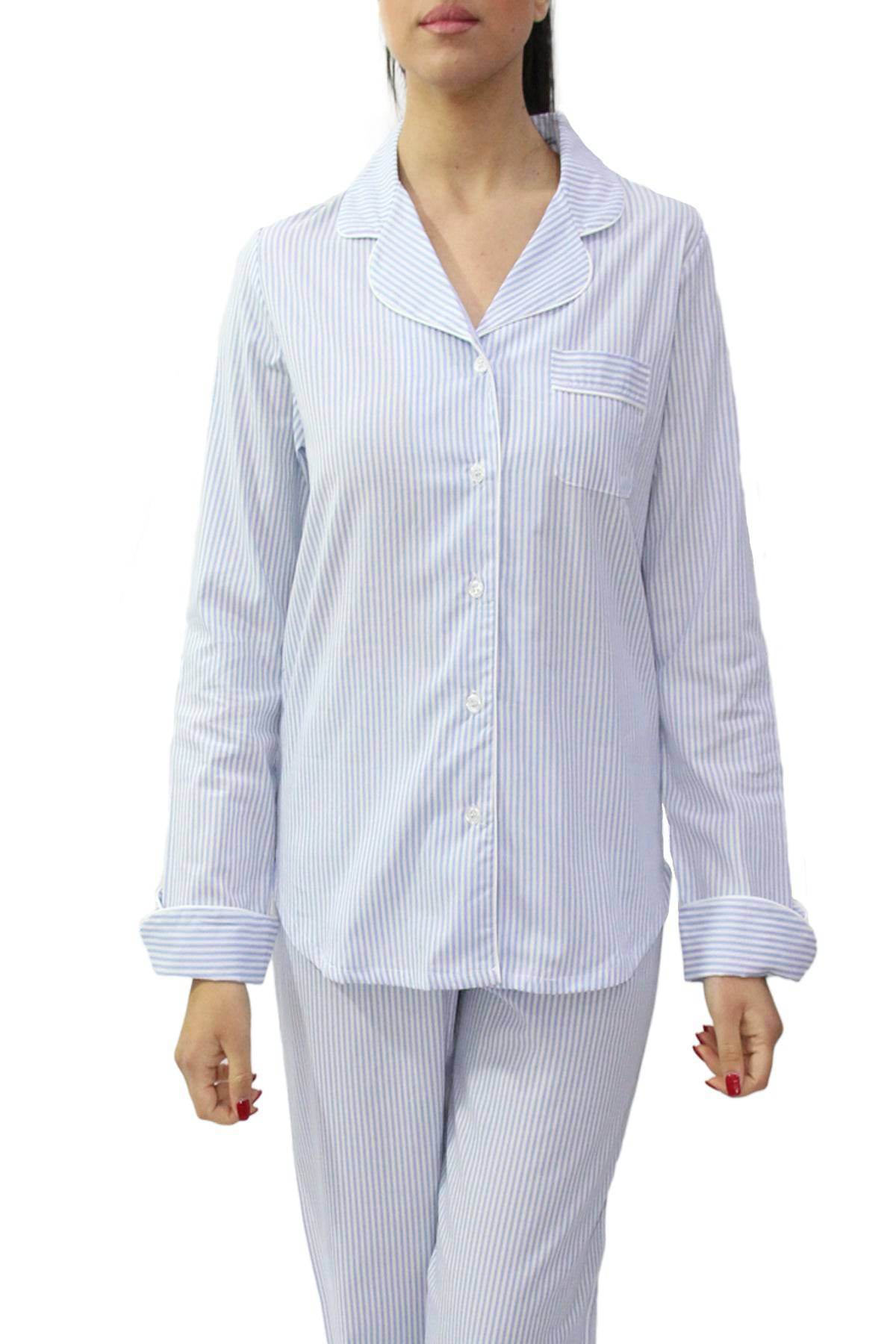 Pigiama Lungo Donna P520 Prima Rosa - evabiancheria