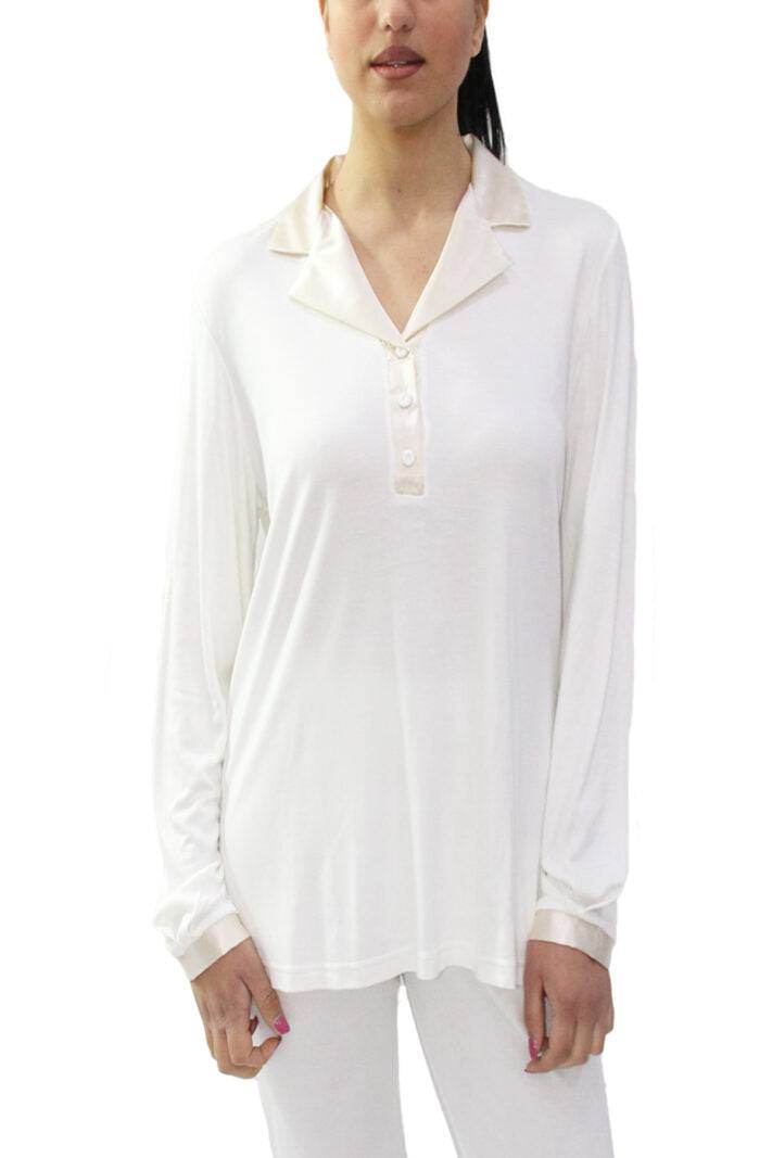 Pigiama Lungo Donna P520 Prima Rosa - evabiancheria