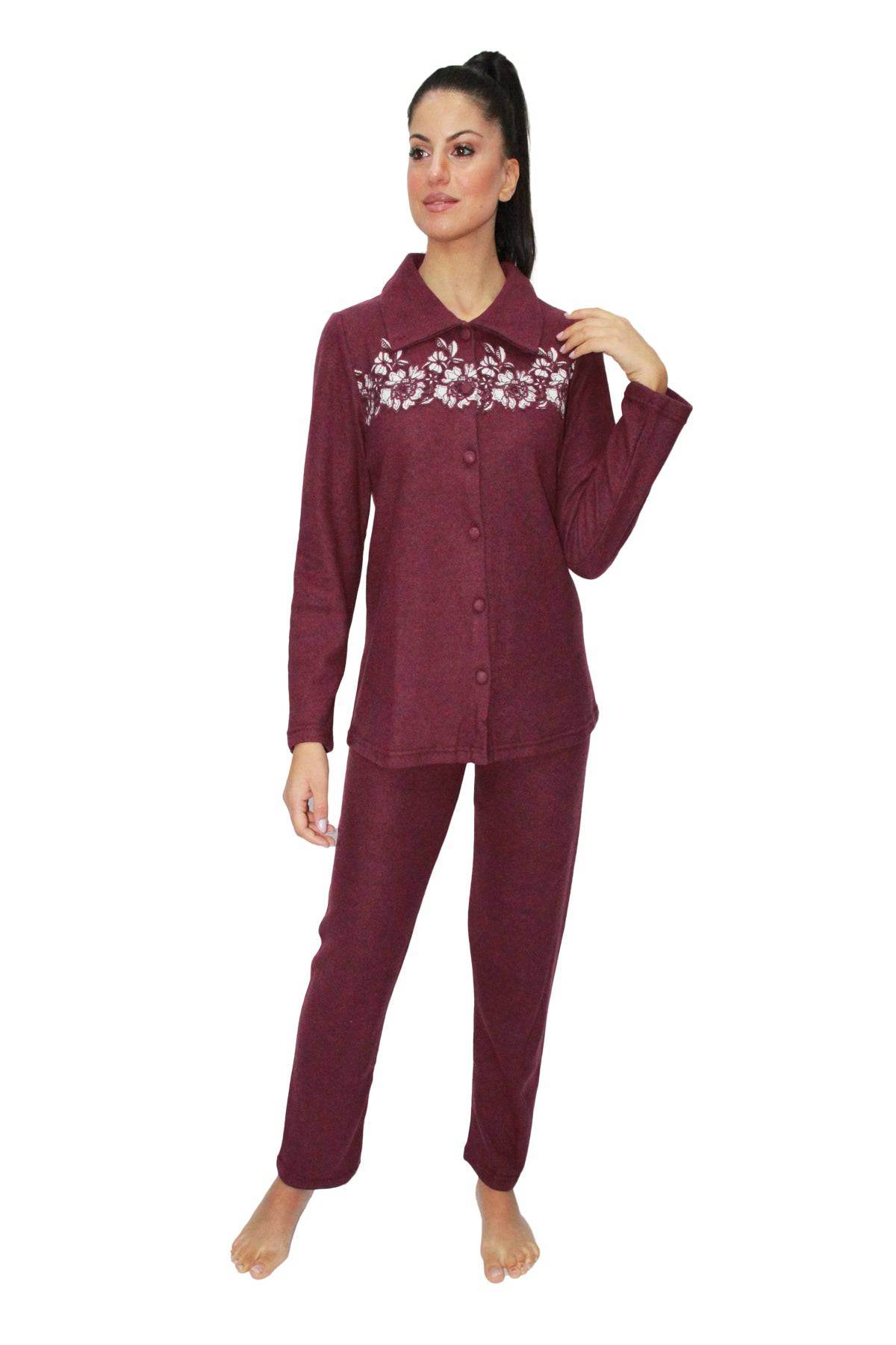 Pigiama Lungo Donna P534-4-AP Prima Rosa - evabiancheria
