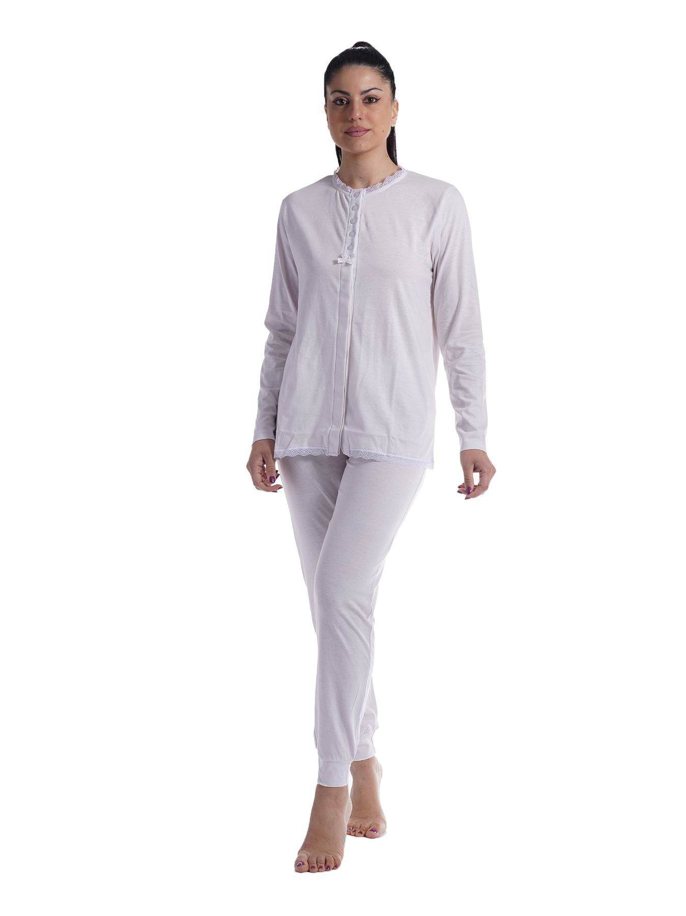 Pigiama Lungo Donna PDM422B Milk and Honey - evabiancheria