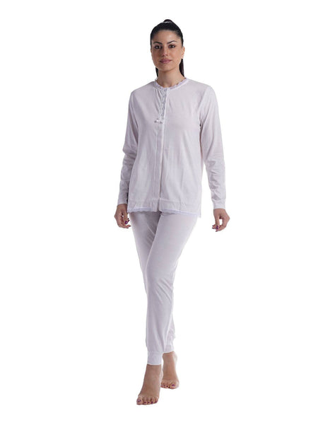 Pigiama Lungo Donna PDM422B Milk and Honey evabiancheria