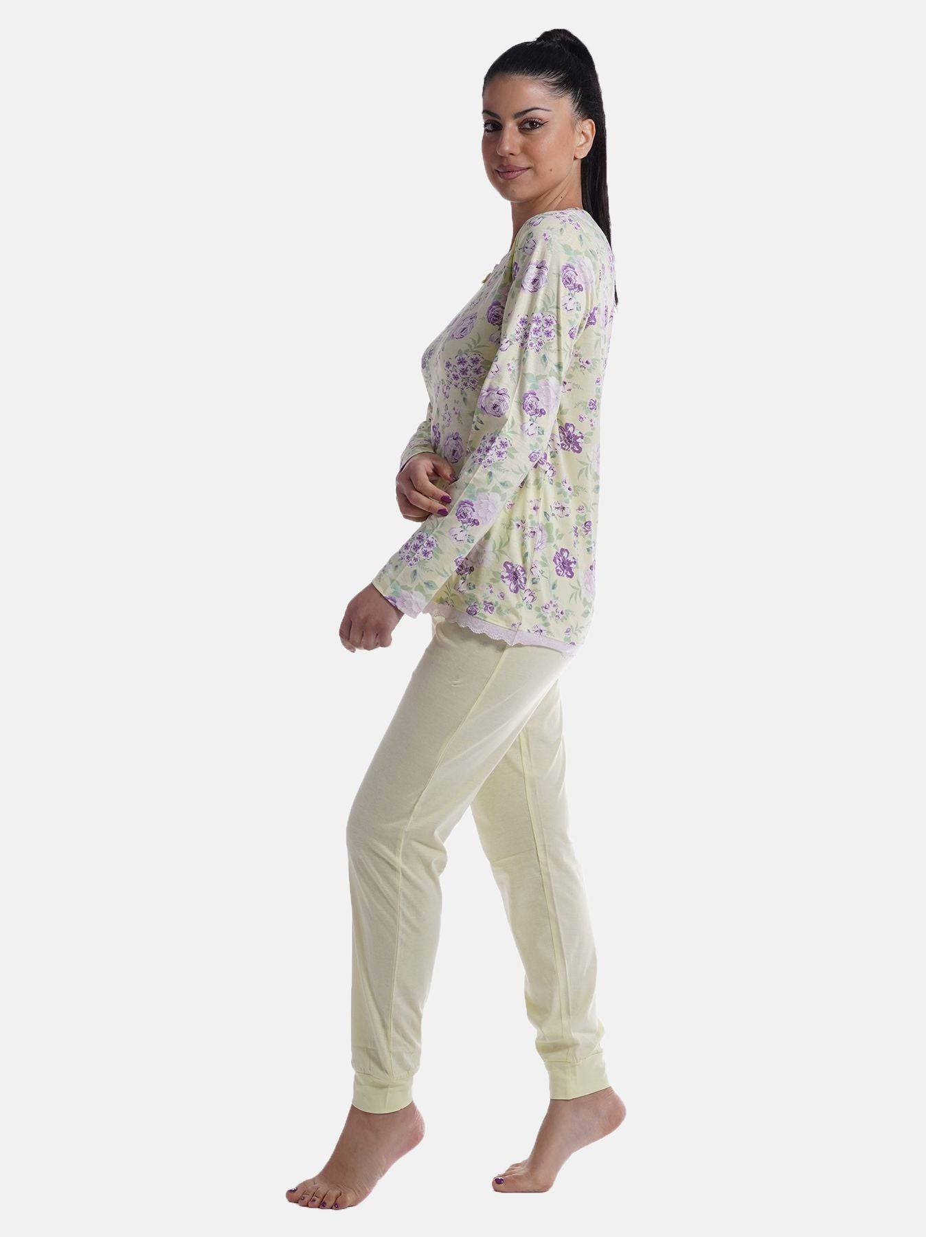 Pigiama Lungo Donna PDM427B Milk and Honey - evabiancheria