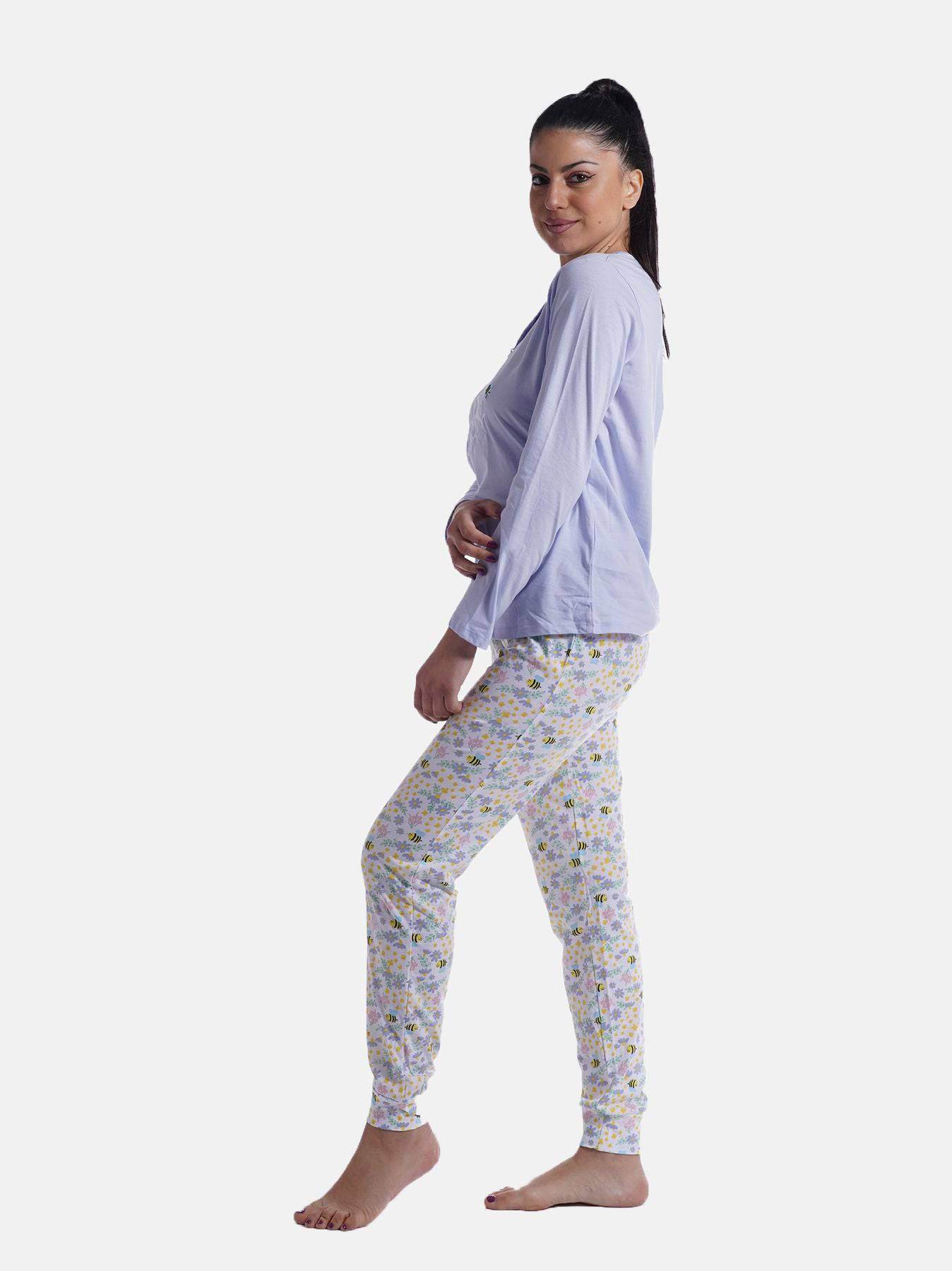 Pigiama Lungo Donna PDM430B Milk and Honey - evabiancheria