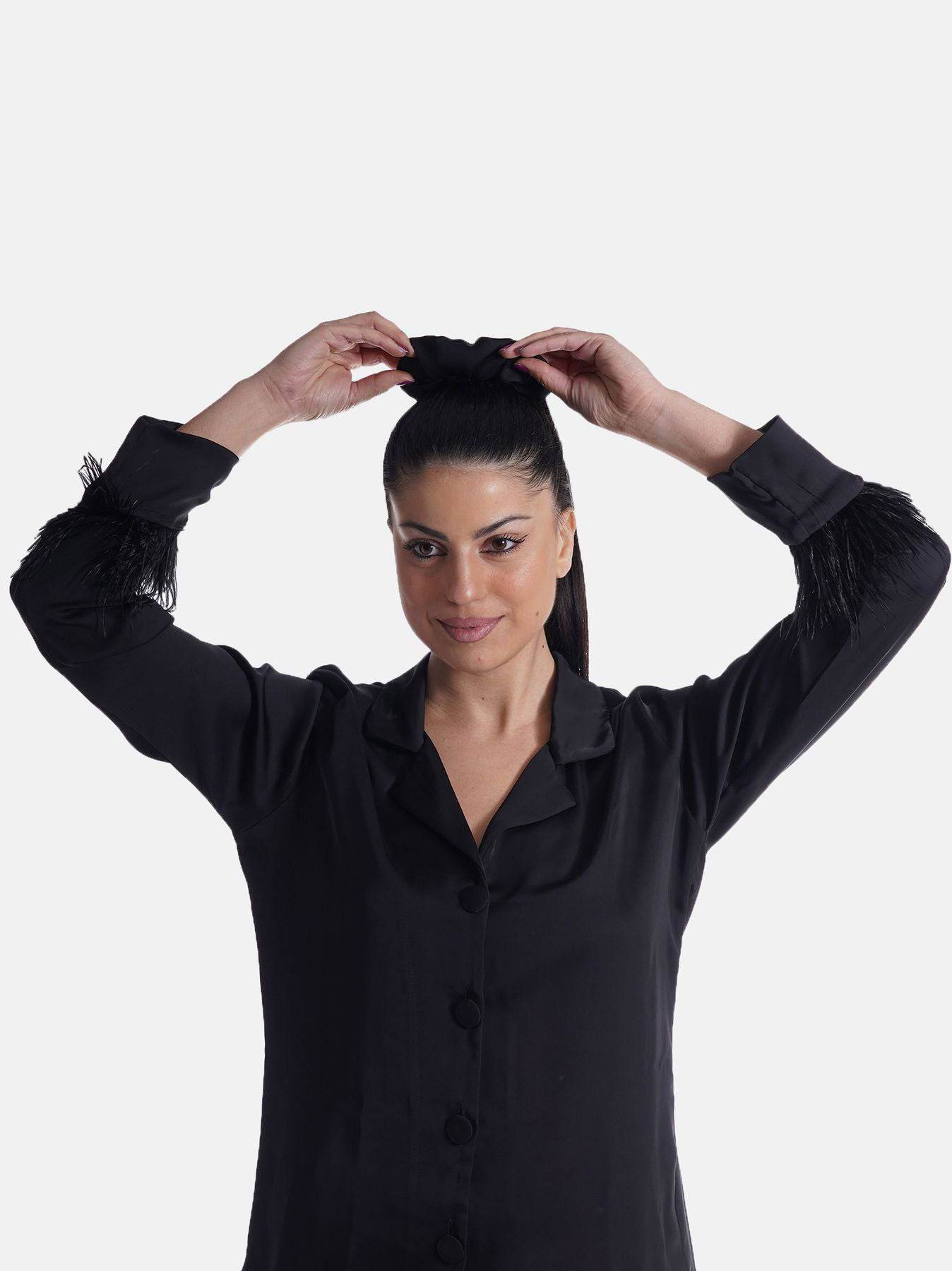 Pigiama Lungo Donna PLUME PIG Filo D Angelo - evabiancheria