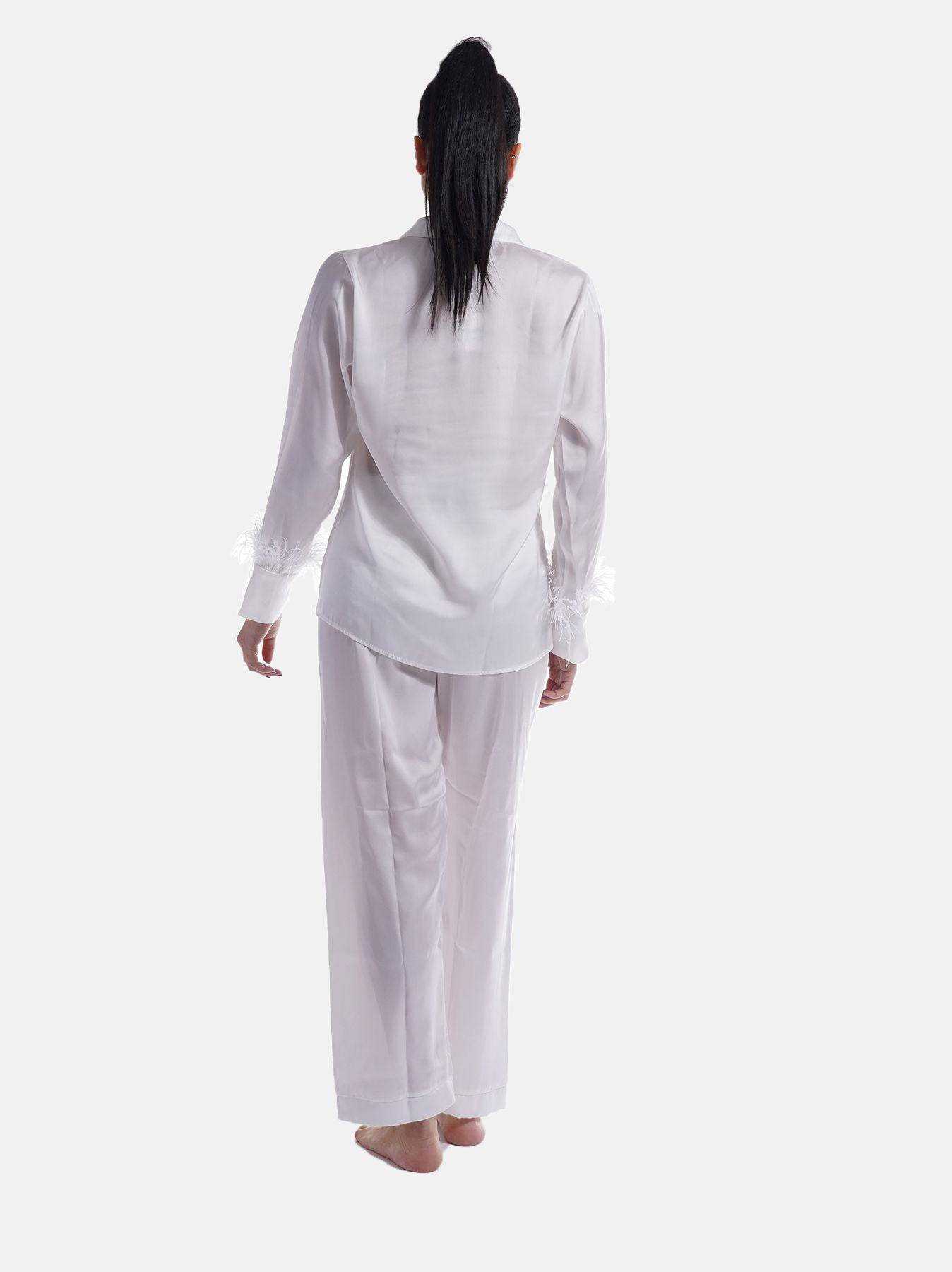 Pigiama Lungo Donna PLUME PIG Filo D Angelo - evabiancheria