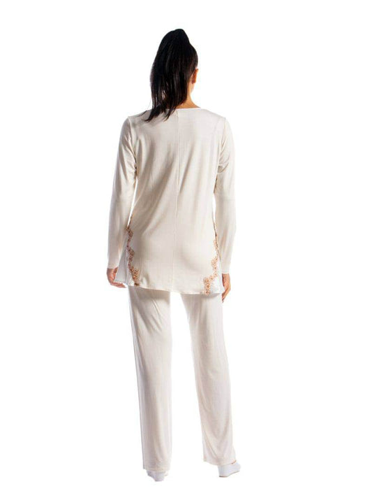 Pigiama Lungo Donna RUBINO 8341 Tata - evabiancheria