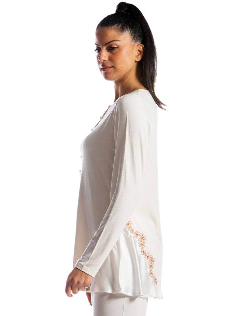 Pigiama Lungo Donna RUBINO 8341 Tata - evabiancheria